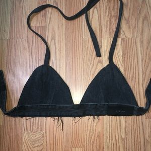 Denim Bralette